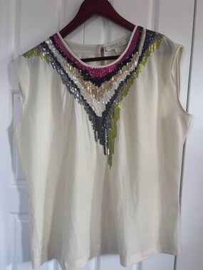 Olive and Oak sleeveless sequin top
